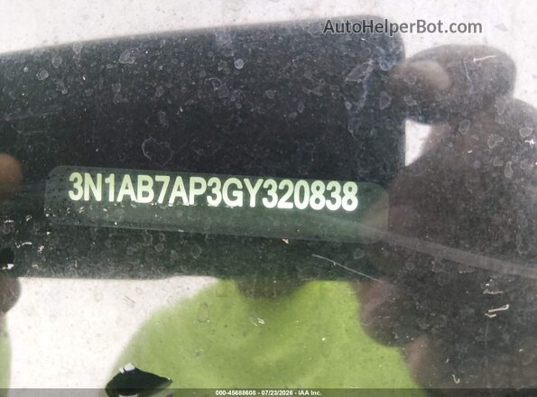3N1AB7AP3GY320838 2016 NISSAN SENTRA Gray Engine compartment view
