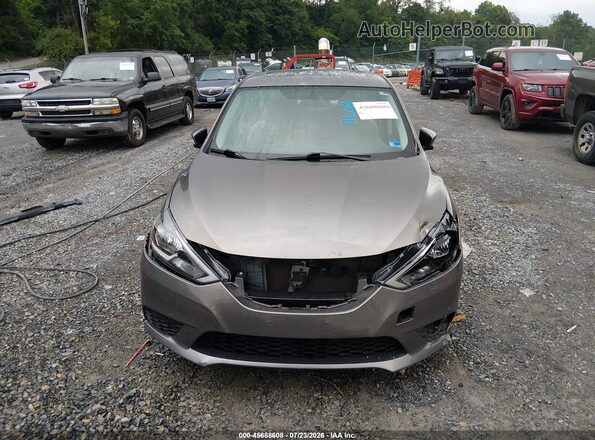 3N1AB7AP3GY320838 2016 NISSAN SENTRA Gray Instrument cluster view
