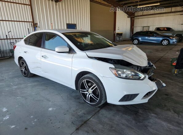 3N1AB7AP3HL655032 2017 NISSAN SENTRA White Front right