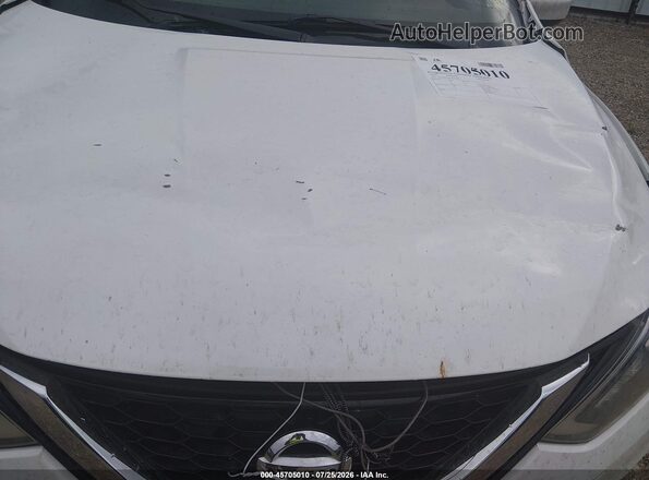 3N1AB7AP3HL656407 2017 NISSAN SENTRA White Instrument cluster view