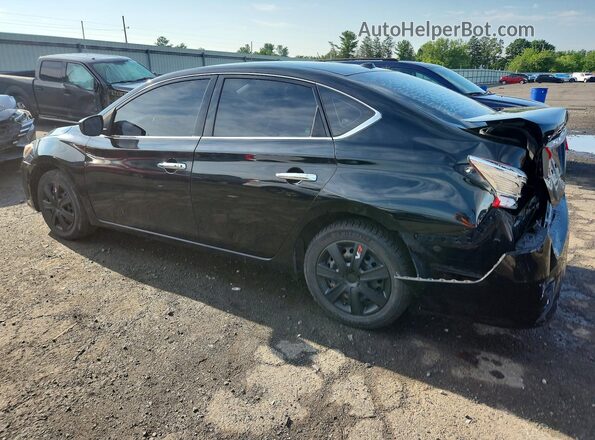 3N1AB7AP3HL717965 2017 NISSAN SENTRA Black Rear left
