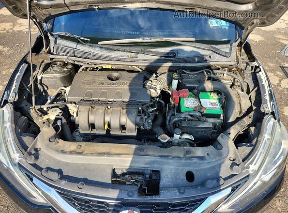 3N1AB7AP3HL717965 2017 NISSAN SENTRA Black Rear interior view