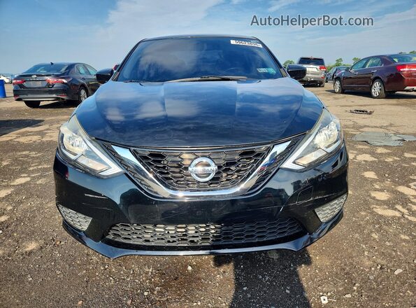 3N1AB7AP3HL717965 2017 NISSAN SENTRA Black Front view
