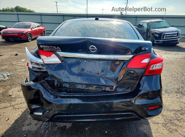 3N1AB7AP3HL717965 2017 NISSAN SENTRA Black Rear view