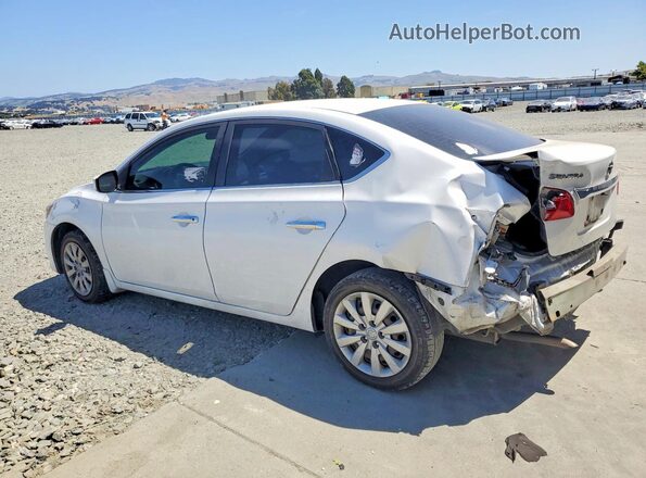 3N1AB7AP3HY219705 2017 NISSAN SENTRA White Հետևի ձախ