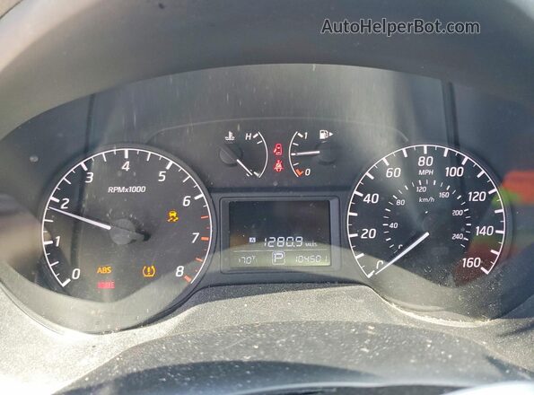 3N1AB7AP3HY219705 2017 NISSAN SENTRA White Սարքավորումների վահանակի տեսք