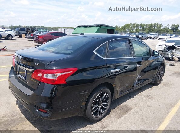 3N1AB7AP3HY234642 2017 NISSAN SENTRA Черный Задняя правая четверть