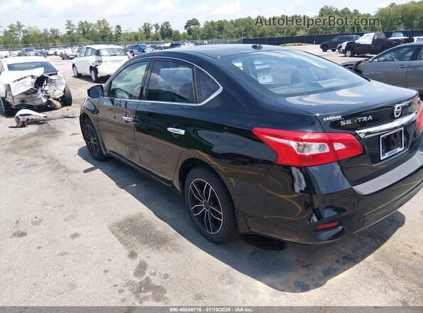 3N1AB7AP3HY234642 2017 NISSAN SENTRA Черный Задняя левая четверть