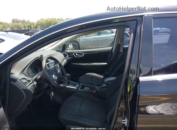 3N1AB7AP3HY234642 2017 NISSAN SENTRA Черный Вид салона спереди
