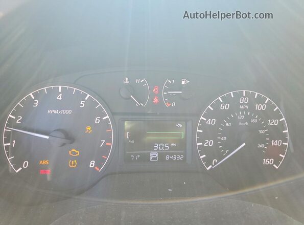 3N1AB7AP3HY247701 2017 NISSAN SENTRA White Instrument cluster view