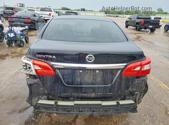 3N1AB7AP3HY255667 2017 NISSAN SENTRA Black Rear view