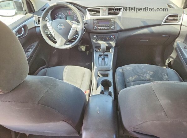 3N1AB7AP3HY269021 2017 NISSAN SENTRA White Вид панелі приладів