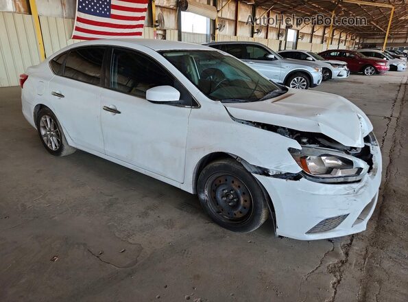3N1AB7AP3HY276034 2017 NISSAN SENTRA White Przód prawy