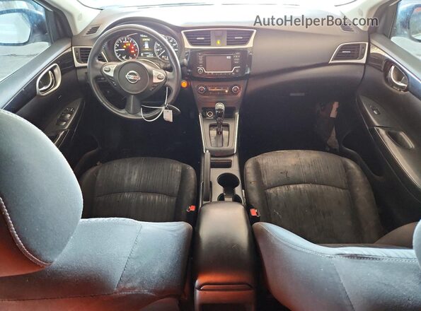 3N1AB7AP3HY276034 2017 NISSAN SENTRA White Widok deski rozdzielczej