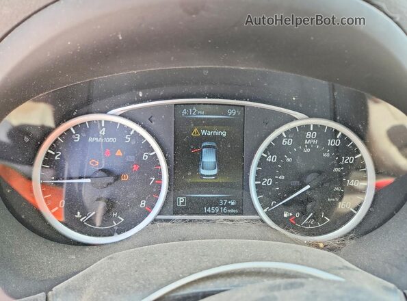 3N1AB7AP3HY287941 2017 NISSAN SENTRA White Instrument cluster view