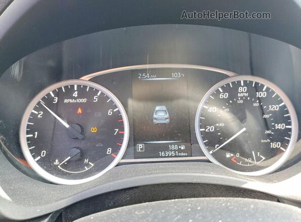 3N1AB7AP3HY300980 2017 NISSAN SENTRA Белый Вид щитка приборов