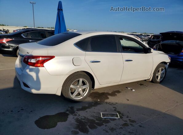 3N1AB7AP3HY300980 2017 NISSAN SENTRA Белый Задняя правая четверть