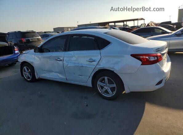3N1AB7AP3HY300980 2017 NISSAN SENTRA Белый Задняя левая четверть