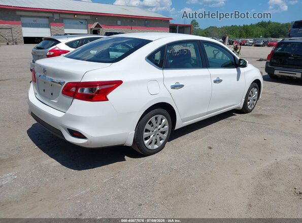 3N1AB7AP3HY307850 2017 NISSAN SENTRA White Задня права чверть