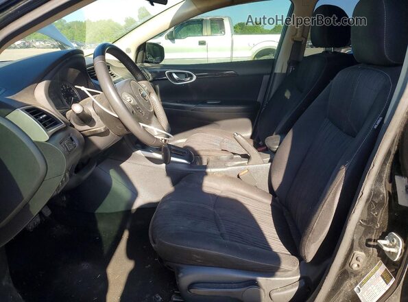 3N1AB7AP3HY310179 2017 NISSAN SENTRA Black Front interior view