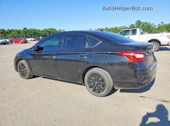 3N1AB7AP3HY310179 2017 NISSAN SENTRA Black Rear left
