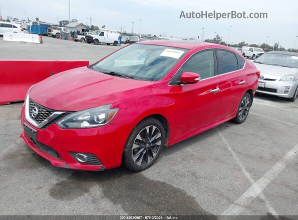 3N1AB7AP3HY311980 2017 NISSAN SENTRA Красный Передняя левая четверть