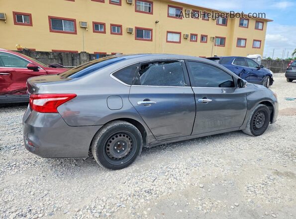 3N1AB7AP3HY312515 2017 NISSAN SENTRA Gray Trasero derecho