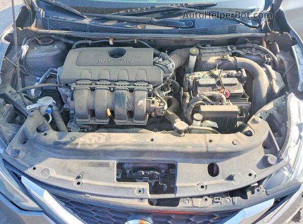 3N1AB7AP3HY319884 2017 NISSAN SENTRA Gray უკანა სალონის ხედი
