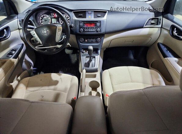 3N1AB7AP3HY331114 2017 NISSAN SENTRA Blue წინა პანელის ხედი