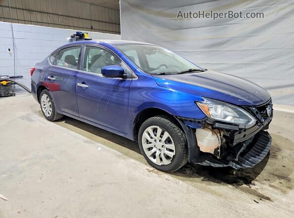 3N1AB7AP3HY331114 2017 NISSAN SENTRA Blue წინა მარჯვენა
