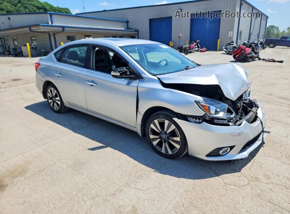 3N1AB7AP3HY336751 2017 NISSAN SENTRA Silver Front right