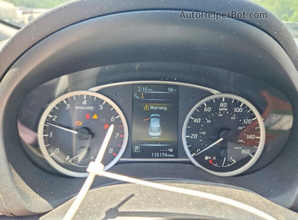 3N1AB7AP3HY336751 2017 NISSAN SENTRA Silver Instrument cluster view