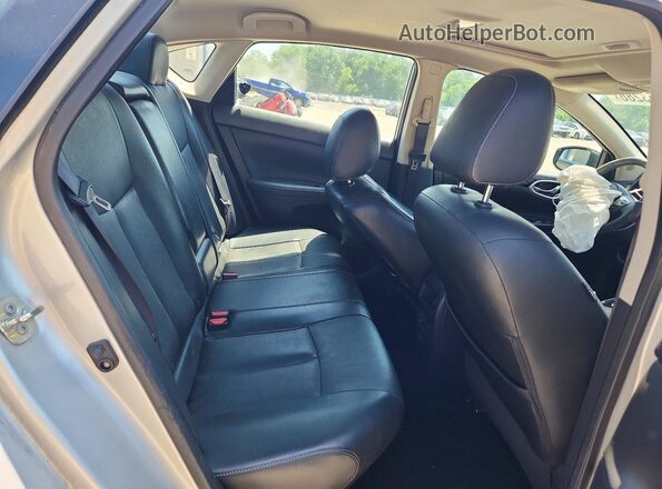 3N1AB7AP3HY336751 2017 NISSAN SENTRA Silver Rear interior view
