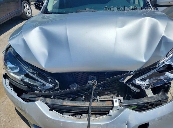 3N1AB7AP3HY336751 2017 NISSAN SENTRA Silver Engine compartment view