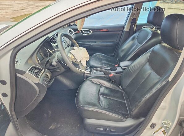 3N1AB7AP3HY336751 2017 NISSAN SENTRA Silver Rear seats view