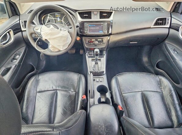 3N1AB7AP3HY336751 2017 NISSAN SENTRA Silver Dashboard view