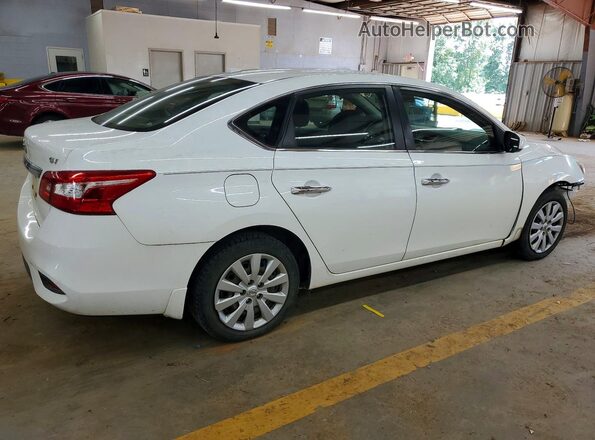 3N1AB7AP3HY342582 2017 NISSAN SENTRA Белый Задняя правая четверть