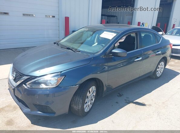 3N1AB7AP3HY356188 2017 NISSAN SENTRA Gray Vista tres cuartos delantera izquierda