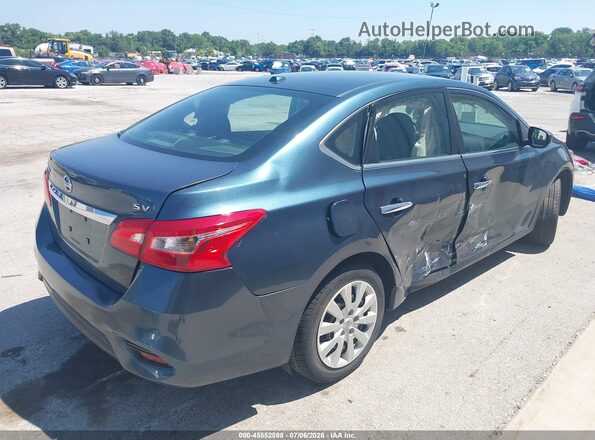 3N1AB7AP3HY356188 2017 NISSAN SENTRA Gray Trasero derecho