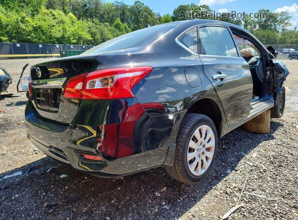 3N1AB7AP3HY378868 2017 NISSAN SENTRA Black Trasero derecho