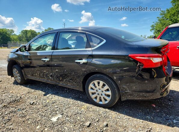 3N1AB7AP3HY378868 2017 NISSAN SENTRA Black Trasero izquierdo