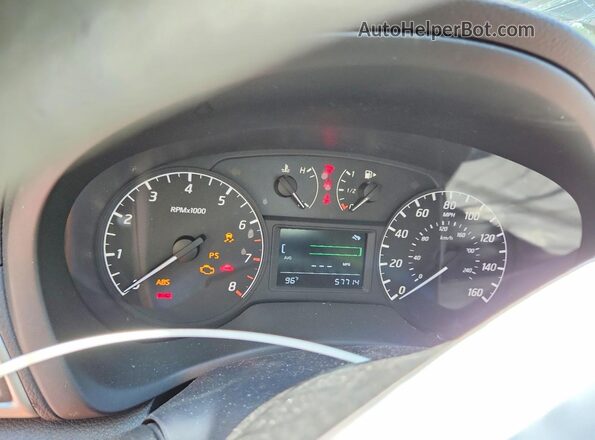 3N1AB7AP3HY378868 2017 NISSAN SENTRA Black Vista del cuadro de instrumentos