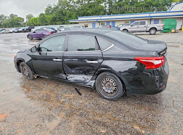 3N1AB7AP3HY385738 2017 NISSAN SENTRA Black Հետևի ձախ