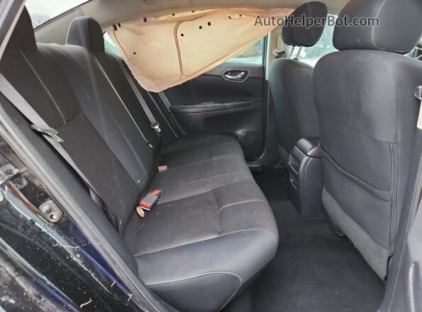 3N1AB7AP3HY385738 2017 NISSAN SENTRA Black Հետևի նստատեղերի տեսք