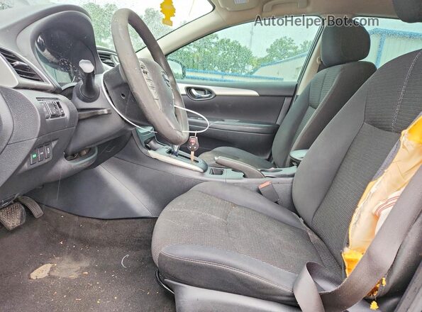 3N1AB7AP3HY385738 2017 NISSAN SENTRA Black Սալոնի դիմացի տեսք