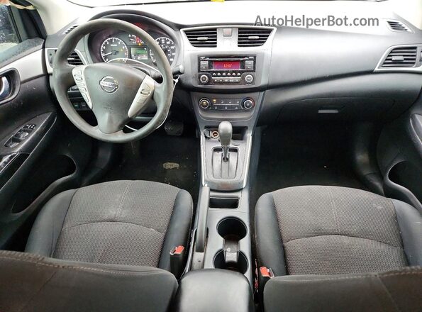 3N1AB7AP3HY385738 2017 NISSAN SENTRA Black Առջևի վահանակի տեսք