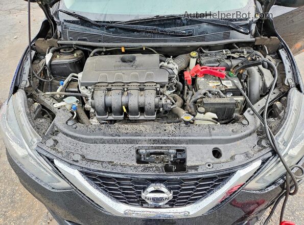 3N1AB7AP3HY385738 2017 NISSAN SENTRA Black Սալոնի հետևի տեսք