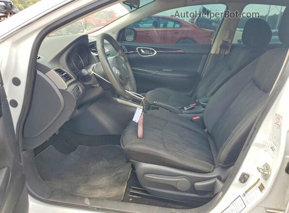 3N1AB7AP3HY398862 2017 NISSAN SENTRA White წინა სალონის ხედი