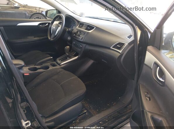 3N1AB7AP3HY399705 2017 NISSAN SENTRA Черный Вид салона спереди