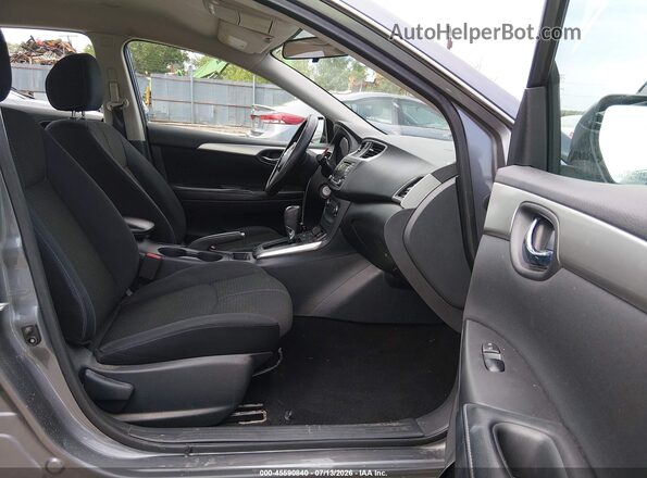 3N1AB7AP3JY219046 2018 NISSAN SENTRA Gray Front interior view